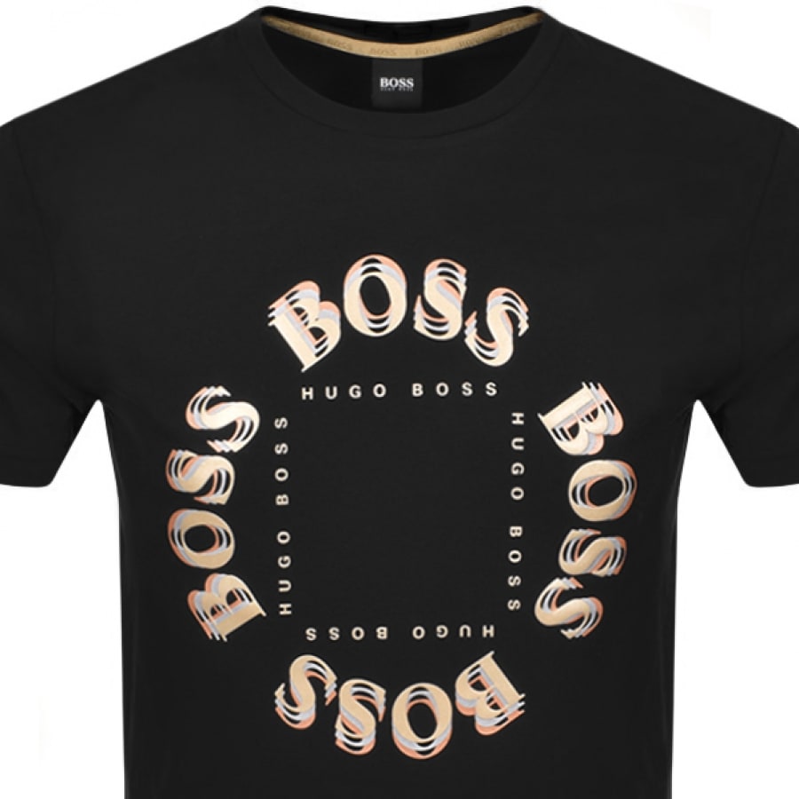 Alternative Image for ProductBOSS Athleisure Tee 5 Short Sleeve T Shirt Black2